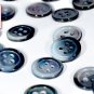 High Grade (Black Lip) Mother of Pearl Shirt Buttons (15 Pieces) ø15.0mm 4 Sewing Holes