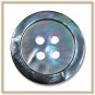 Set of 3 Large & 7 Small High Grade (Black Lip) Mother of Pearl Jacket Buttons 4 Sewing Holes
