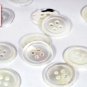 High Grade (Trochus) Mother of Pearl Shirt Buttons (15 Pieces) ø13.0mm 4 Sewing Holes