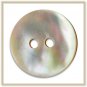 High Grade Ivory Abalone Mother of Pearl Shirt Buttons (8 Pieces) &Atilde;&cedil;23mm 2 Sewing Holes