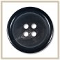 Set of Genuine Buffalo Bone Blazer/Jacket Buttons - Black (3 Large ø23.0mm 7 Small ø15.0mm)