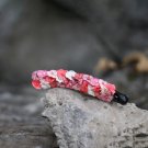 Handmade Red Flower Banana Hair Clip Barrette Floral Hair Hair Tie Medium size for girls