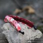 Handmade Red Flower Banana Hair Clip Barrette Floral Hair Hair Tie Medium size for girls