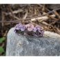 Handmade Satin Pink Flower Hair Clip Barrette Floral Hair Hair Tie Medium size for girls