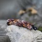 Handmade Brown Flower Banana Hair Clip Barrette Floral Hair Hair Tie Medium size for girls