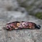 Handmade Brown Flower Banana Hair Clip Barrette Floral Hair Hair Tie Medium size for girls