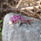 Handmade Pink Rose Flower Banana Hair Clip Barrette Floral Hair Hair Tie Medium size for girls