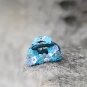 Small Blue Nature Handmade Flower Hair Clip Crystal Hair Claw Floral  Blossom FlowerJaw Clip