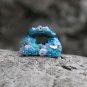 Small Blue Nature Handmade Flower Hair Clip Crystal Hair Claw Floral  Blossom FlowerJaw Clip