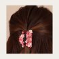 Small Blue Nature Handmade Flower Hair Clip Crystal Hair Claw Floral  Blossom FlowerJaw Clip