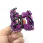 Small Purple Nature Handmade Flower Hair Clip Crystal Hair Claw Floral  Blossom FlowerJaw Clip