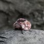 Small Pink Nature Handmade Flower Hair Clip Crystal Hair Claw Floral Blossom FlowerJaw Clip