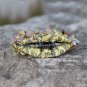 Yellow Autumn Nature Handmade Flower Hair Clip Crystal Hair Claw Floral Blossom FlowerJaw Clip