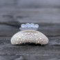 White Swarovski Crystal Hair Claw Jaw Clip for Wedding Bride Bridal Hair Accessories Hair Barrette