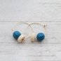 Chic Wood Earrings Hoop Earrings Geometric Earrings Circle Earrings Modern Earrings Cute Earrings