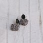 Knitted Earrings Crochet Geometric Earrings Winter  Handmade cotton Earrings