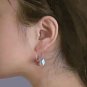 Chic Wood Earrings Hoop Earrings Geometric Earrings Circle Earrings Modern Earrings Cute Earrings