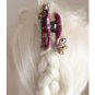 Medium Purple Nature Handmade Flower Hair Clip Crystal Hair Claw Floral  Blossom FlowerJaw Clip