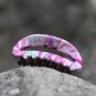 Purple Nature Handmade Flower Hair Clip Crystal Hair Claw Floral Jaw Clip Medium Size