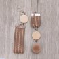 Handmade Natural Wood Earrings Chic Geometric Earrings Nature Earrings Modern Earrings Cute Earrings