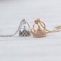 SOLD 3D three-dimensional Necklace Crystal Cute Kettle Necklace Chain Dainty Elegant Pendant