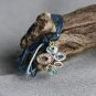 Exotic Flower bracelet Floral Jewelry Bahama Botanical Wrist Chain  Lobster Clasp Bracelet