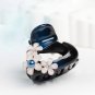 Handmade Something Blue Sapphire Blue Small Crystal Hair Clip Claw Barrette Flower Poneytail Holder