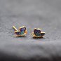 Butterfly Animal Earrings Studs Sterling Silver Cute Enamel Earrings for Nature lovers