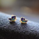 Butterfly Animal Earrings Studs Sterling Silver Cute Enamel Earrings for Nature lovers