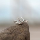 Animal Bunny Ring Minimalist Sterling Silver Adjustable Rabbit Cute Ring for Kids Animal Jewelry