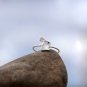 Animal Bunny Ring Minimalist 925 Sterling Silver Minimal Adjustable Rabbit Cute Ring for Kids