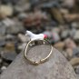 Horse Animal Ring Adjustable Unicorn Ring Minimal Sterling Silver Enamel Ring for Her