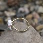 Horse Animal Ring Adjustable Unicorn Ring Minimal Sterling Silver Enamel Ring for Her