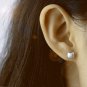 Sterling Silver Cat Head Earrings Studs Kitty Kitten Animal Minimalist Minimal Earrings Kids