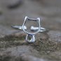 925 Sterling Silver Cat Silhouette Ring Dainty Adjustable Ring Kids Kitty Kitten Handmade Cute Ring