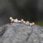Gold Celestial Ear Jacket Star Ear Crawlers Zodiac Ear Climbers Sterling Silver Dainty Earrings