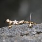 Sterlig Silver Celestial Ear Jacket Star Ear Crawlers Zodiac Ear Climbers Cute Dainty Earrings