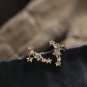 Sterlig Silver Celestial Ear Jacket Star Ear Crawlers Zodiac Ear Climbers Cute Dainty Earrings