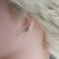 Rose gold Dainty Pearl Earrings Studs Silver Gold Vermeil Earrings Delicate Minimalist Earrings