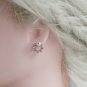 Rose gold Dainty Pearl Earrings Studs Silver Gold Vermeil Earrings Delicate Minimalist Earrings