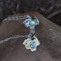 Sapphire Blue Crystal Horse Animal Pendant Swarovski Element Sky Blue Emerald Green Silver Pendant