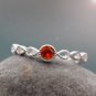 Gold Vermeil Ruby Ring Simple Dainty Ring Red Minimalist Ring Minimal Ring