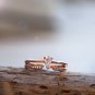 Rose gold vermeil Teardrop Marquise Ring 925 Sterling Silver Ring Cubic Zirconia Dainty CZ Ring