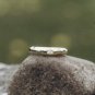 SOLD Golden CZ Faceted Ring Cubic Zirconia Adjustable Ring Gold Vermeil Dainty Open Ring for Her