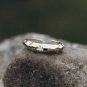 SOLD Golden CZ Faceted Ring Cubic Zirconia Adjustable Ring Gold Vermeil Dainty Open Ring for Her