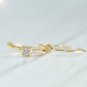 Dainty CZ Golden Adjustable Ring Cubic Zirconia Minimalist Minimal Ring Gold Vermeil Ring