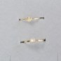 Dainty CZ Golden Adjustable Ring Cubic Zirconia Minimalist Minimal Ring Gold Vermeil Ring