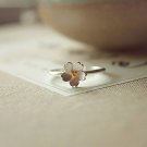 925 Sterling Silver Daisy Flower Ring Open Ring Minimalist Ring Adjustable Ring
