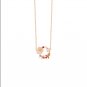 Sterling Silver Flower Necklace Botanic Chain Gold Vermeil Floral Chain