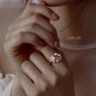 Sterling Silver Flower Necklace Botanic Chain Gold Vermeil Floral Chain